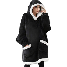Load image into Gallery viewer, Oversized Lazy Poncho Hoodie

