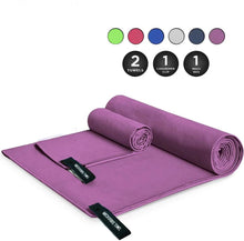 Load image into Gallery viewer, Microfiber Sports Fitness Double-sided Fleece Quick Dry Towel
