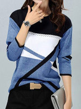 Load image into Gallery viewer, Women&#39;s T-shirt New Fashion Long Sleeve Printed Round Neck Casual T-shirt
