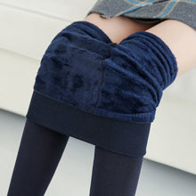 Load image into Gallery viewer, Fashion Women Autumn Winter Thick Warm Brushed Lining Stretch Fleece Pants

