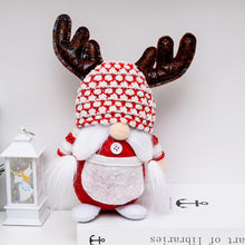 Load image into Gallery viewer, Christmas Antlers Rudolph elk Faceless Old man Doll
