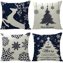 Load image into Gallery viewer, 4 Pcs  45x45cm/18x18inch  Christmas Pillow Cover Cushion Cover
