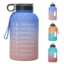 Load image into Gallery viewer, 2.2L Gallon Water Bottle with Straw and Time Marker
