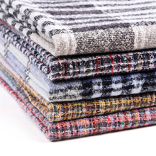 Load image into Gallery viewer, Autumn and winter new circle yarn burr color plaid scarf

