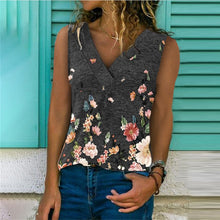 Load image into Gallery viewer, Female Floral Printed T Shirt Casual Streetwear
