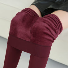 Load image into Gallery viewer, Fashion Women Autumn Winter Thick Warm Brushed Lining Stretch Fleece Pants

