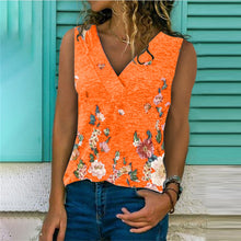 Load image into Gallery viewer, Female Floral Printed T Shirt Casual Streetwear
