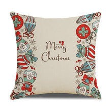 Load image into Gallery viewer, 4 Pack New Christmas Linen Pillowcase
