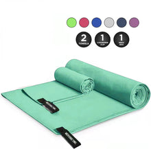 Load image into Gallery viewer, Microfiber Sports Fitness Double-sided Fleece Quick Dry Towel
