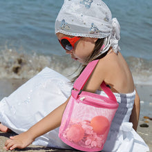 Load image into Gallery viewer, Mesh Shell Storage Bag Beach Toys Organizer Collection Bag
