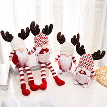 Load image into Gallery viewer, Christmas Antlers Rudolph elk Faceless Old man Doll
