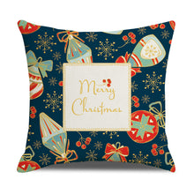 Load image into Gallery viewer, 4 Pack New Christmas Linen Pillowcase
