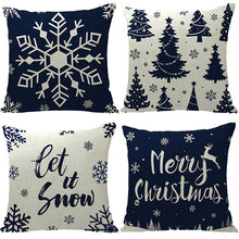 Load image into Gallery viewer, 4 Pcs  45x45cm/18x18inch  Christmas Pillow Cover Cushion Cover
