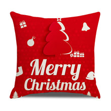 Load image into Gallery viewer, 4 Pack New Christmas Linen Pillowcase
