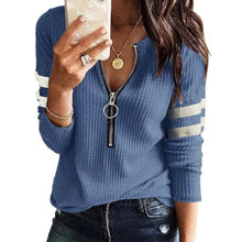 Load image into Gallery viewer, Autumn and Winter Warm Tops Long Sleeve Tee Shirts Knitted Sweater
