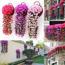 Load image into Gallery viewer, Violet Wall Hanging Simulation Flower Rattan Home Ornament

