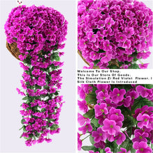 Load image into Gallery viewer, Violet Wall Hanging Simulation Flower Rattan Home Ornament
