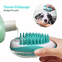 Load image into Gallery viewer, 2 in 1 Silicone Pet Dog Bath Brush Massage Comb Cleaning Tool
