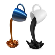 Load image into Gallery viewer, Resin Statues Floating Coffee Cup Art Sculpture Kitchen Home Decor Statue

