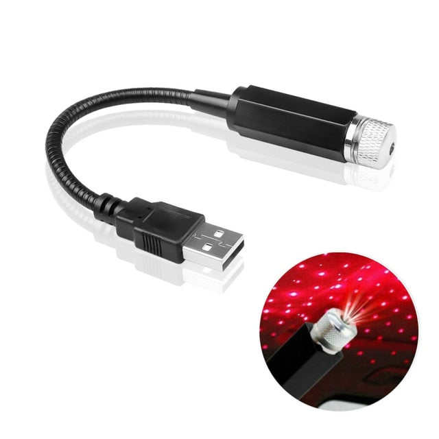 USB Decorative Lamp Adjustable Car Interior Decor Light