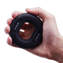Load image into Gallery viewer, Silicone Adjustable Hand Grip 20-80LB Gripping Ring Finger Forearm Trainer
