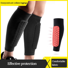 Load image into Gallery viewer, Outdoor Sport Honeycomb Anti-Collision Pads Protection Leg Guard Socks Shank
