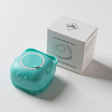 Load image into Gallery viewer, Soft Safe Silicone Dog Cat Bath Brush with Shampoo Box Pet Bathroom Massage
