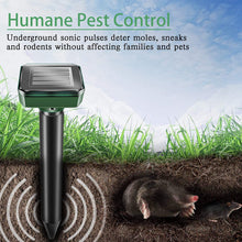 Load image into Gallery viewer, Farm Outdoor Solar Mouse Repeller Vibration Ultrasonic
