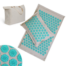 Load image into Gallery viewer, Acupressure Mat, Massage Mat Acupuncture Pillow Set Yoga Mat Needle Relieve Back
