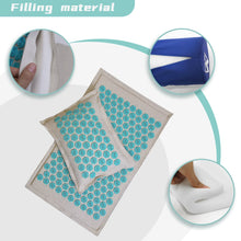 Load image into Gallery viewer, Acupressure Mat, Massage Mat Acupuncture Pillow Set Yoga Mat Needle Relieve Back
