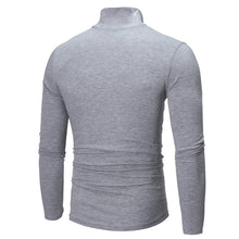 Load image into Gallery viewer, Men&#39;s Turtleneck Thin Long Sleeve T-Shirt
