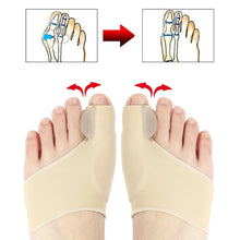 Load image into Gallery viewer, 1Pair Toe Separator Hallux Valgus Bunion Corrector Orthotics
