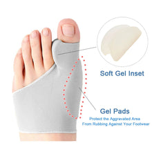 Load image into Gallery viewer, 1Pair Toe Separator Hallux Valgus Bunion Corrector Orthotics
