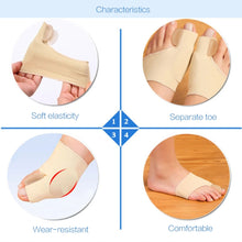 Load image into Gallery viewer, 1Pair Toe Separator Hallux Valgus Bunion Corrector Orthotics
