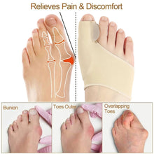 Load image into Gallery viewer, 1Pair Toe Separator Hallux Valgus Bunion Corrector Orthotics
