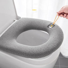 Load image into Gallery viewer, Toilet Seat Home Winter Thickened Fleece Pad
