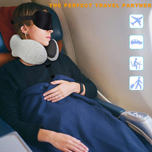 Load image into Gallery viewer, U Shaped Memory Foam Neck Pillows Soft Travel Pillow
