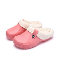 Load image into Gallery viewer, Unisex Home Winter Clogs Indoor Fur Warm Slippers
