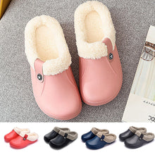 Load image into Gallery viewer, Unisex Home Winter Clogs Indoor Fur Warm Slippers
