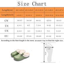 Load image into Gallery viewer, Unisex Home Winter Clogs Indoor Fur Warm Slippers
