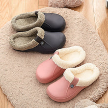 Load image into Gallery viewer, Unisex Home Winter Clogs Indoor Fur Warm Slippers
