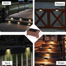 Load image into Gallery viewer, Waterproof  LED Solar Lamp Path Stair Outdoor Garden Lights
