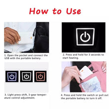 Load image into Gallery viewer, Winter USB Trekking Skiing Electric Thermal  Heated Pants
