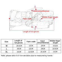 Load image into Gallery viewer, Unisex PU Leather Non-slip Touch Screen Waterproof Motorcycle Cycling Fleece Warm Snow Gloves
