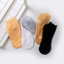 Load image into Gallery viewer, 5 Pair Women Lace Invisible Socks

