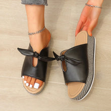 Load image into Gallery viewer, Women Slippers Shoe Butterfly-knot Summer Fashion Slides Open Toe Sewing Flat
