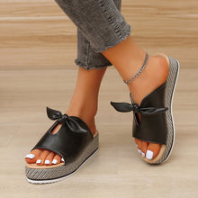 Load image into Gallery viewer, Women Slippers Shoe Butterfly-knot Summer Fashion Slides Open Toe Sewing Flat
