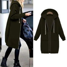 Load image into Gallery viewer, Autumn and winter women&#39;s medium long sweater long coat
