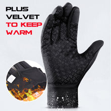 Load image into Gallery viewer, Winter Cycling Gloves Bicycle Warm Touchscreen Full Finger Gloves
