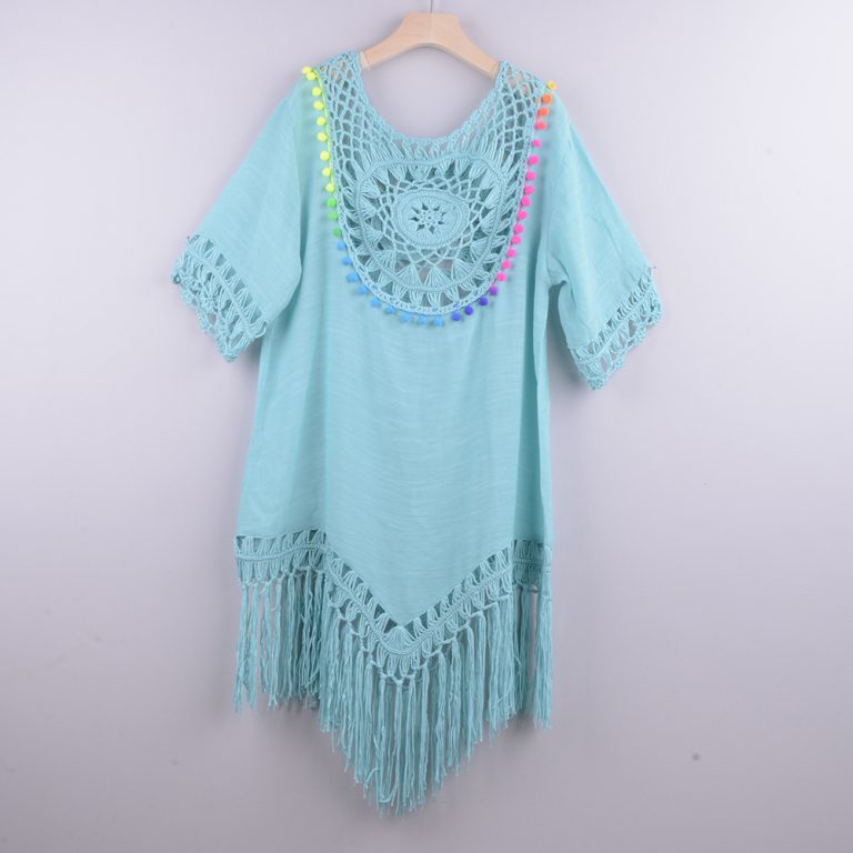 Women Bikini Cover Up Lace Hollow Swimsuit